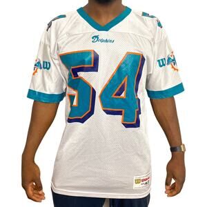 Vintage Wilson Miami Dolphins Zach Thomas Jersey